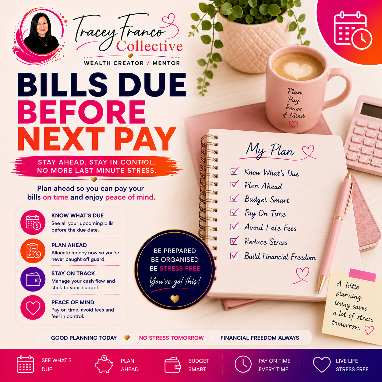 Bills Due Before Next Pay Planner