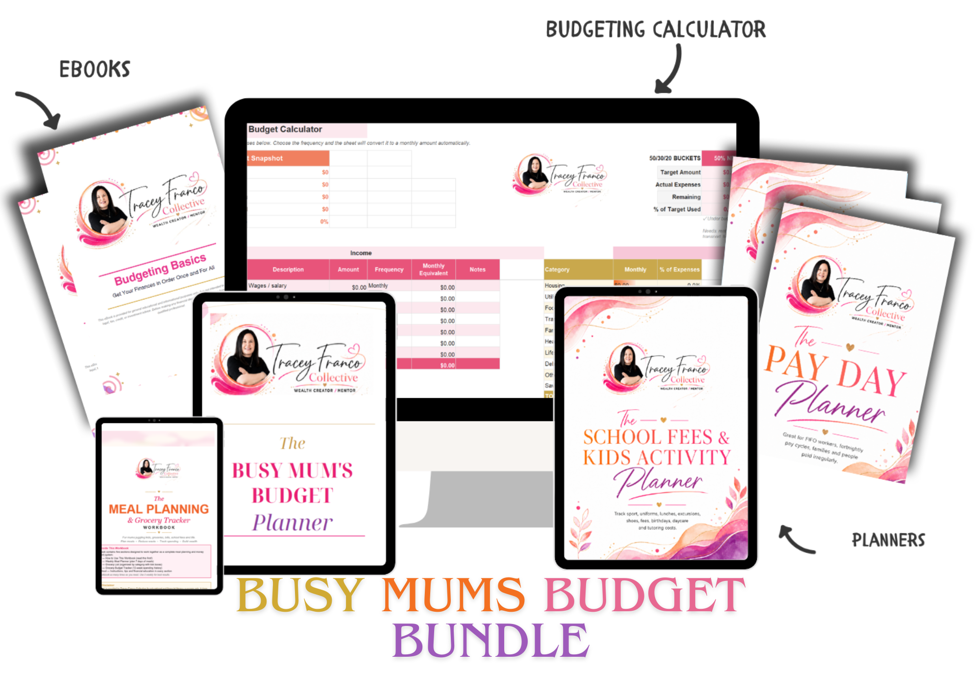 Busy Mum's Budget Planner Bundle