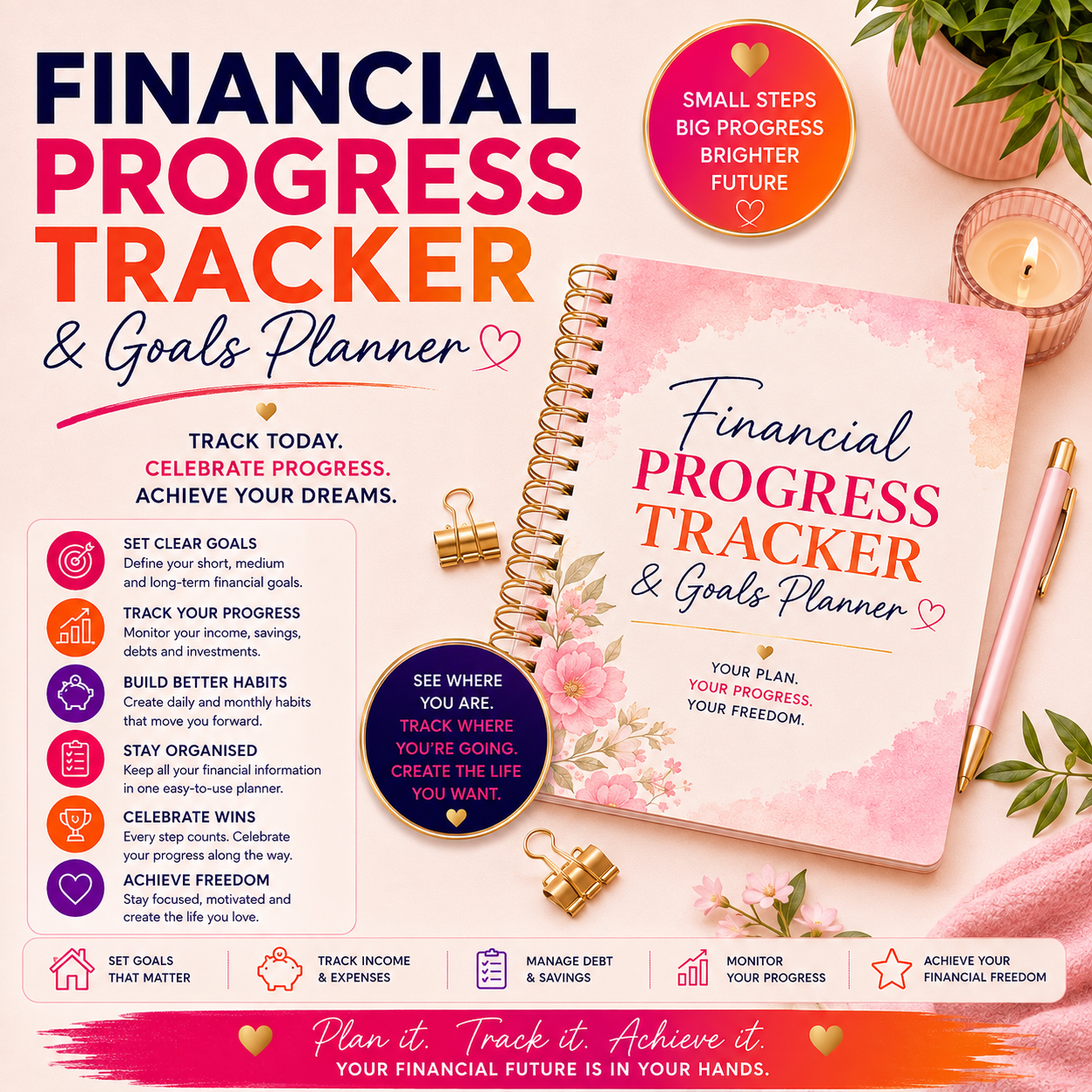 Financial Progress Tracker & Goals Planner