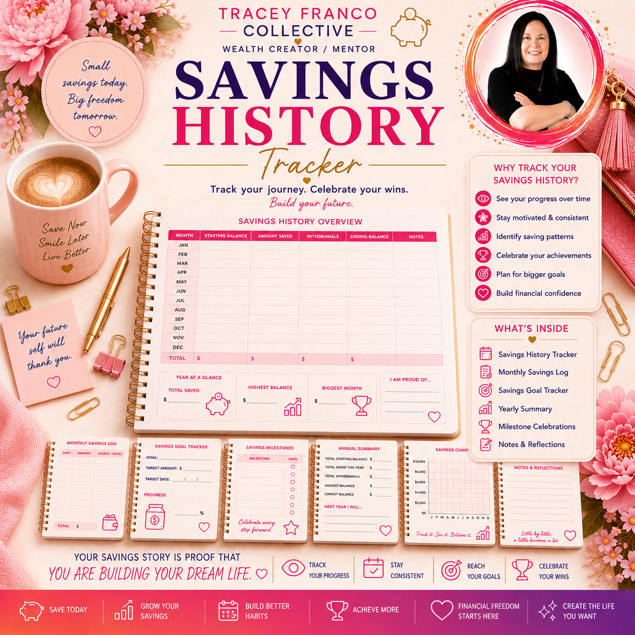 Savings History Tracker