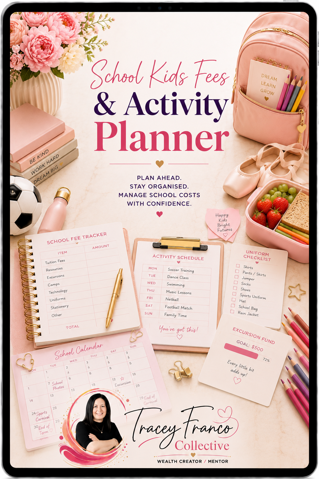 School Kids Fees Activity Planner